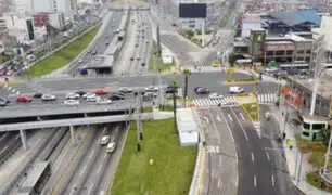 Surquillo: Abren pista auxiliar de la Vía Expresa de Paseo de la República