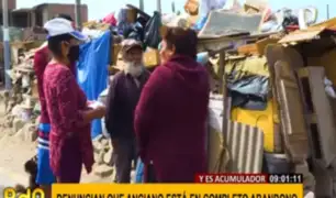 Municipalidad de Chorrillos ayuda a 'Rabito', anciano que vive en medio de desperdicios
