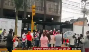 Vecinos de Chorrillos protestan ante ola de inseguridad