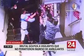 Mesa Redonda: Captan brutal golpiza a vigilantes que no permitieron ingreso de ambulantes