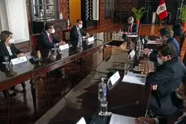 Francisco Sagasti se reunió con misión de observadores de la OEA