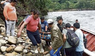 Cusco: tuvieron que rescatar a maquinista atrapado por crecida de río