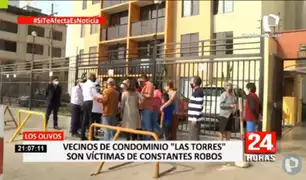 Los Olivos: vecinos de condominio "Las Torres" denuncian constantes robos