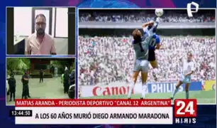 Matías Aranda: “Maradona era el más argentino de los argentinos”