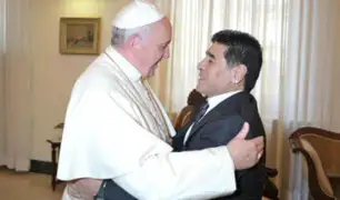 Diego Maradona: Papa Francisco lo recuerda con afecto y está presente en sus oraciones