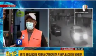 El Agustino: piden apoyo a autoridades para recuperar camioneta robada a trabajador minero