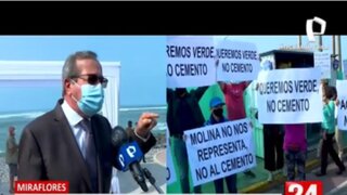 Alcalde de Miraflores defiende obra de Parque Bicentenario y dice que su distrito no es un "gueto"