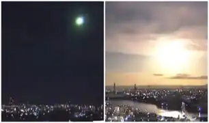 ¡Impactante!: Meteorito atravesó la atmósfera e iluminó el cielo de Japón