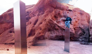 Desaparece el misterioso monolito de metal hallado en un desierto de EEUU