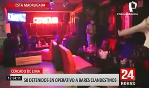 Policía clausura dos bares clandestinos por funcionar durante toque de queda