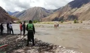 Cusco: rescatan a niños pastores atrapados en islote de río