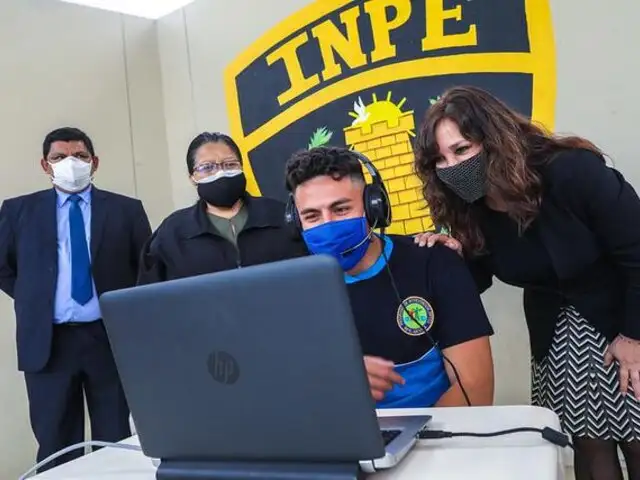 Internos del penal Ancón II recibieron videollamadas de sus familiares