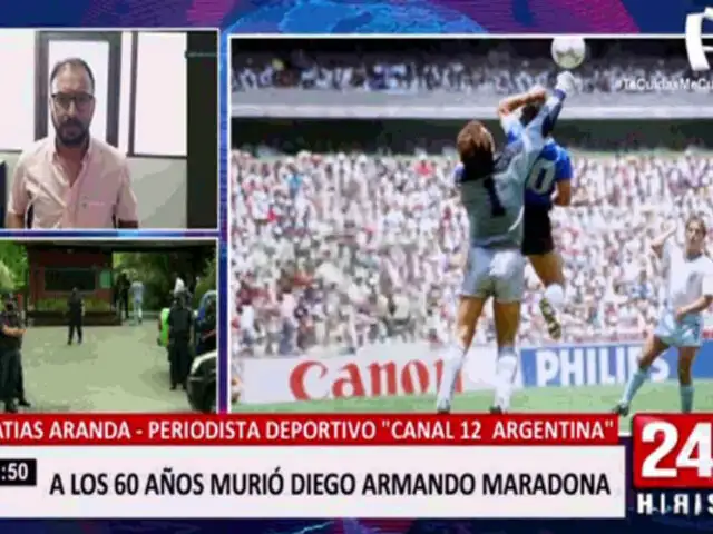 Matías Aranda: “Maradona era el más argentino de los argentinos”