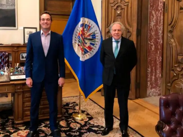 George Forsyth se reunió con secretario general de la OEA en EEUU