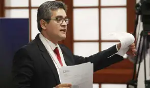 Fiscal Domingo Pérez sustentó pedido de suspensión del partido Fuerza Popular