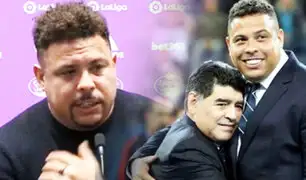 Ronaldo Nazario y su tristeza por la muerte de Maradona
