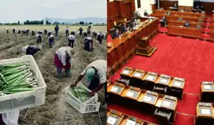 Pleno del Congreso aprobó derogatoria de Ley de Promoción Agraria