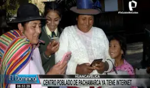 Huancavelica: centro poblado de Pachamarca ya tiene Internet