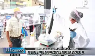 Semana de lucha contra la anemia: Realizan feria de pescados a precios accesibles