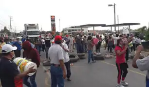 Lambayeque: vecinos de Pacora bloquearon carretera denunciando presunta contaminación del agua