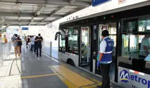 Metropolitano aumenta aforo: hasta 28 pasajeros podrán viajar de pie