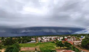 Pucallpa: impresionante nube de tormenta causó gran asombro en vecinos