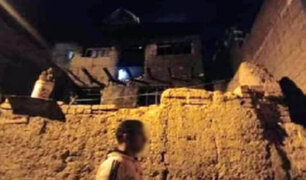 Tragedia en Tarma: dos niños mueren calcinados  tras incendiarse  su vivienda