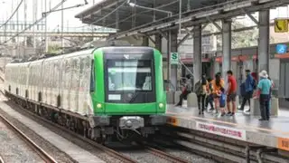 Metro de Lima duplica desde hoy el aforo de pasajeros