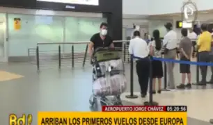 Primeros vuelos de Europa llegaron al aeropuerto Jorge Chávez