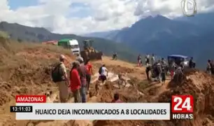 Amazonas: cerca de 3 mil pobladores quedaron aislados por huaico