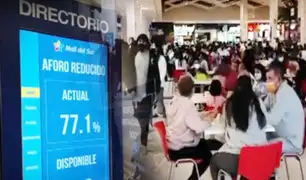 Chorrillos: Mall del Sur se pronuncia por aforo en el centro comercial