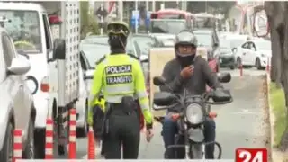 Jesús María: Motociclistas fueron multados con 358 soles por invadir ciclovías