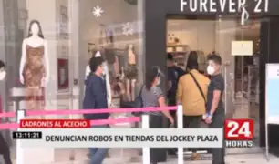 Surco: denuncian robos en tiendas del Jockey Plaza