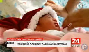 Tres bebés nacieron al llegar la Navidad en Perú