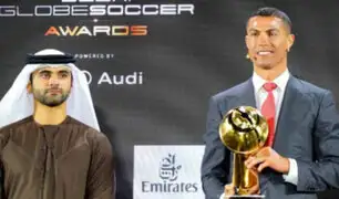 Cristiano Ronaldo es elegido mejor Jugador del Siglo en los Globe Soccer Awards