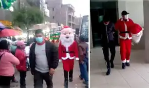 Huancayo: policías vestidos de Papá Noel capturan a delincuentes y requisitoriados