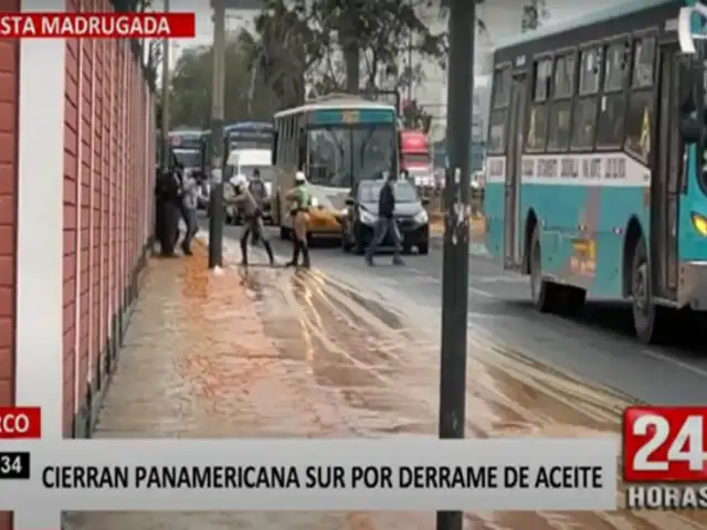 Lima Expresa: Panamericana Sur restablecerá el tránsito a partir de las 2 de la tarde