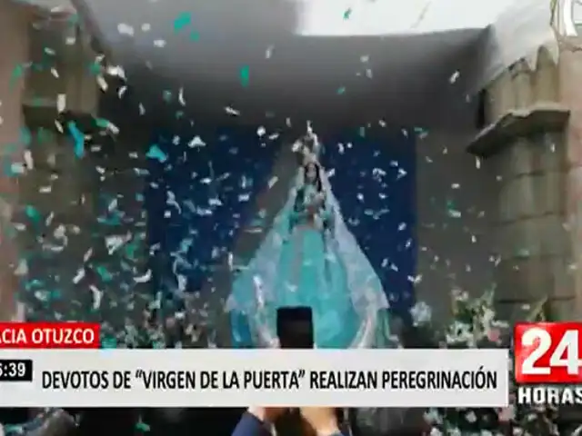 Trujillo: devotos de la Virgen de la Puerta inician peregrinación hacia Otuzco