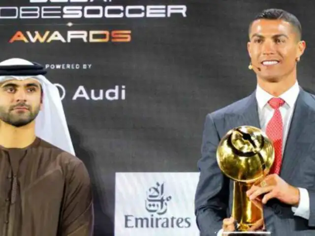 Cristiano Ronaldo es elegido mejor Jugador del Siglo en los Globe Soccer Awards