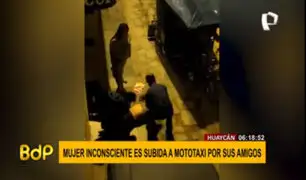 Huaycán: mujer inconsciente se desploma en puerta de hostal