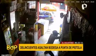 El Agustino: delincuentes amenazaron y asaltaron a dueños de bodega