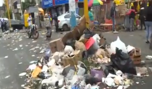 Callao: calles repletas de basura tras huelga de trabajadores de la limpieza pública