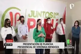 Cusco: Verónika Mendoza presentó a sus candidatos al Congreso por esa región
