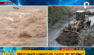 Descartan riesgo en túnel de Lima Expresa por crecida del río Rímac