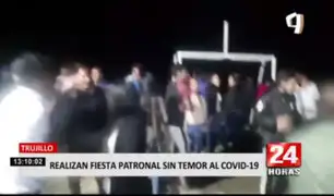 Trujillo: ciudadanos realizaron fiesta patronal pese a prohibiciones