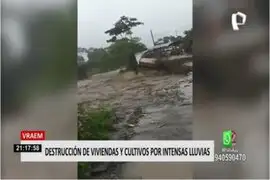 Desborde de río afectó a decenas de familias en el Vraem