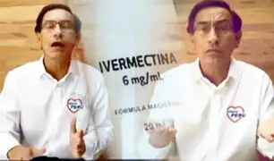 ¡El candidato Ivermectina! Vizcarra recomienda tratamientos contra la Covid-19 en su campaña