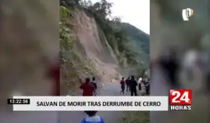 Junín: cerro se derrumbó tras constantes lluvias