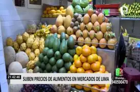 Alimentos de la canasta familiar registran aumento en mercados de Lima