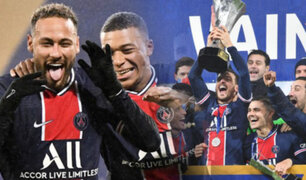 PSG ganó la Supercopa francesa ante el Marsella